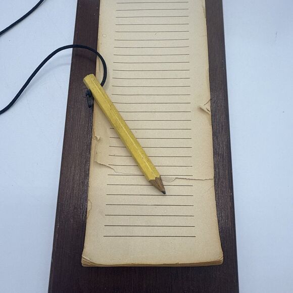 Vintage House Of Lloyd "Remember" Memo Board, General Store W/Pencil 16.5” X 4” - Picture 8 of 15